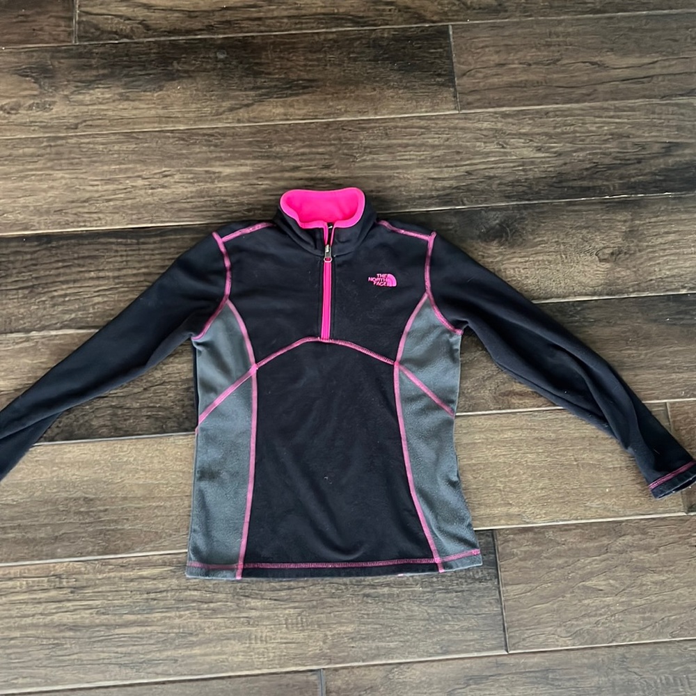 Girls The North Face fleece pullover